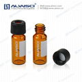 ALWSCI HPLC Glass Amber 2ml Vial with label