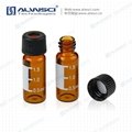 ALWSCI HPLC Glass Amber 2ml Vial with label
