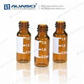 ALWSCI HPLC Glass Amber 2ml Vial with label