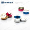 ALWSCI Blue Open Top Bi-Metallic 20mm Aluminum Crimp Cap