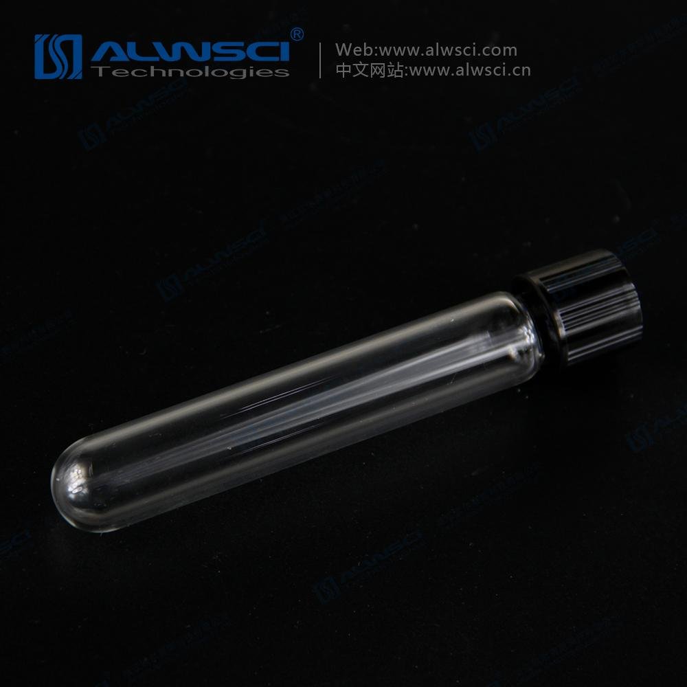 ALWSCI Clear Glass 10ml Screw Test Tube 7
