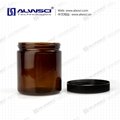 ALWSCI 100mL to 1000mL Amber Wide Mouth Soil Sampling Jars