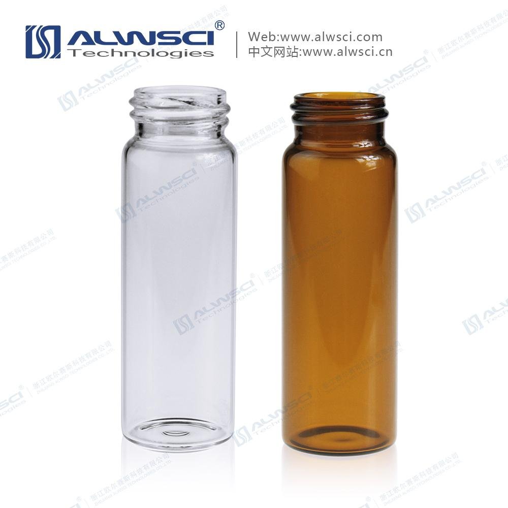 ALWSCI 40mL 透明 棕色 樣品瓶分裝儲存瓶