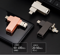 Wholesale metal cross four in one mobile phone U disk is applicable to android t