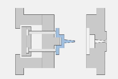 50 dynamic diagrams of mold structure operation