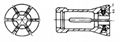 New insert type spring clamp chuck 1