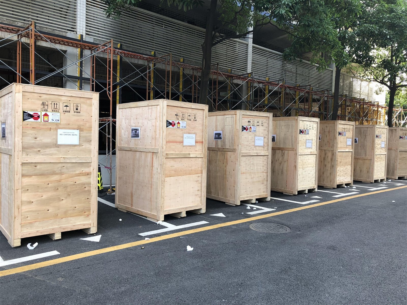 东莞市桥头樟木头重型设备IPPC熏蒸木箱出口免检木箱包装 2