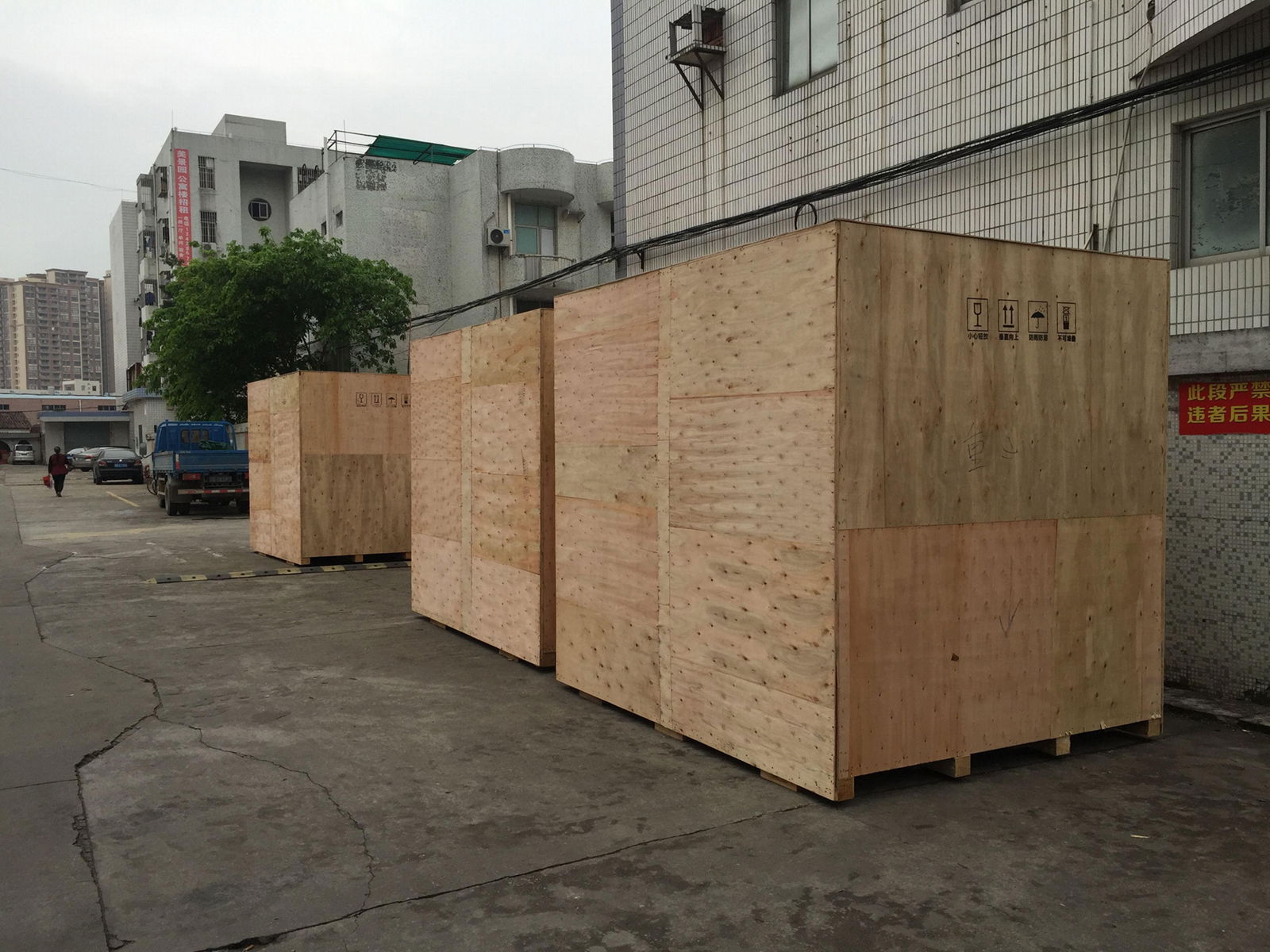 深圳市福永西乡智能化机械设备木箱包装出口免检木箱 5