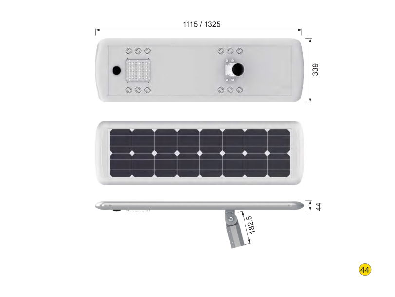 solar street light  all in one 3