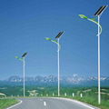 lithium battery solar street light with