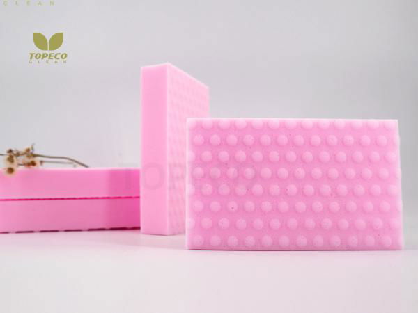 Pink High Density Melamine Foam Magic Sponge 2