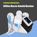 Portable Design EMSlim Body Sculpting Slimming Machine with 4 Handles  2