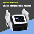 Portable Design EMSlim Body Sculpting Slimming Machine with 4 Handles  4