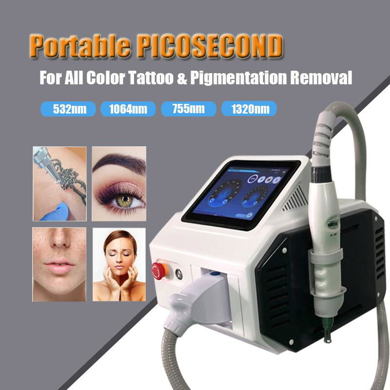 Portable Picosecond Ndyag Laser Tattoo Removal Machine with Perfect Effect 2