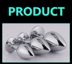 Quality Jewel Metal Butt Plug Sex Toys Cystal Butt Plug