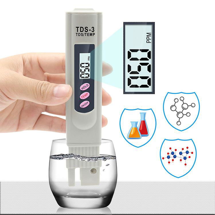 Wholesale TDS-3 water quality tester TDS meter 3 conductivity TDS meter 4