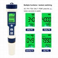 5 in 1 Digital pH Meter with TDS/EC