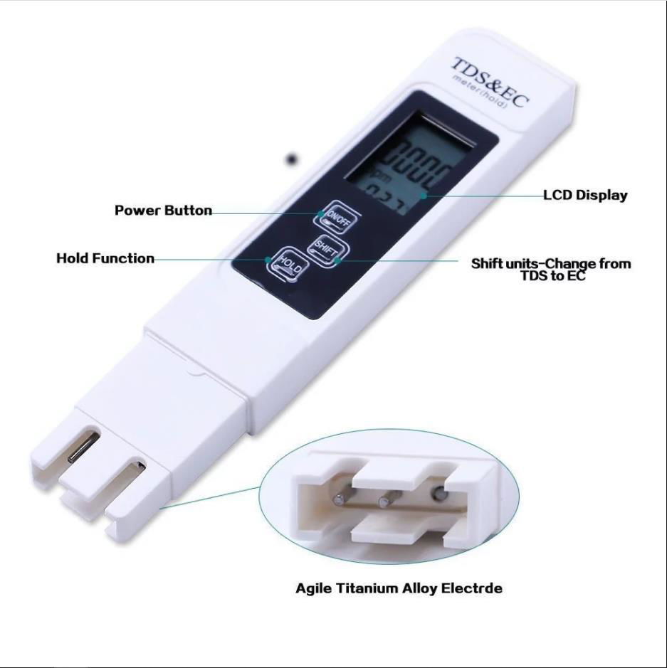 水质检测笔 tds ec 温度 多功能三合一测水笔 2