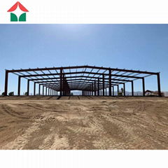 wide span light steel structure shed