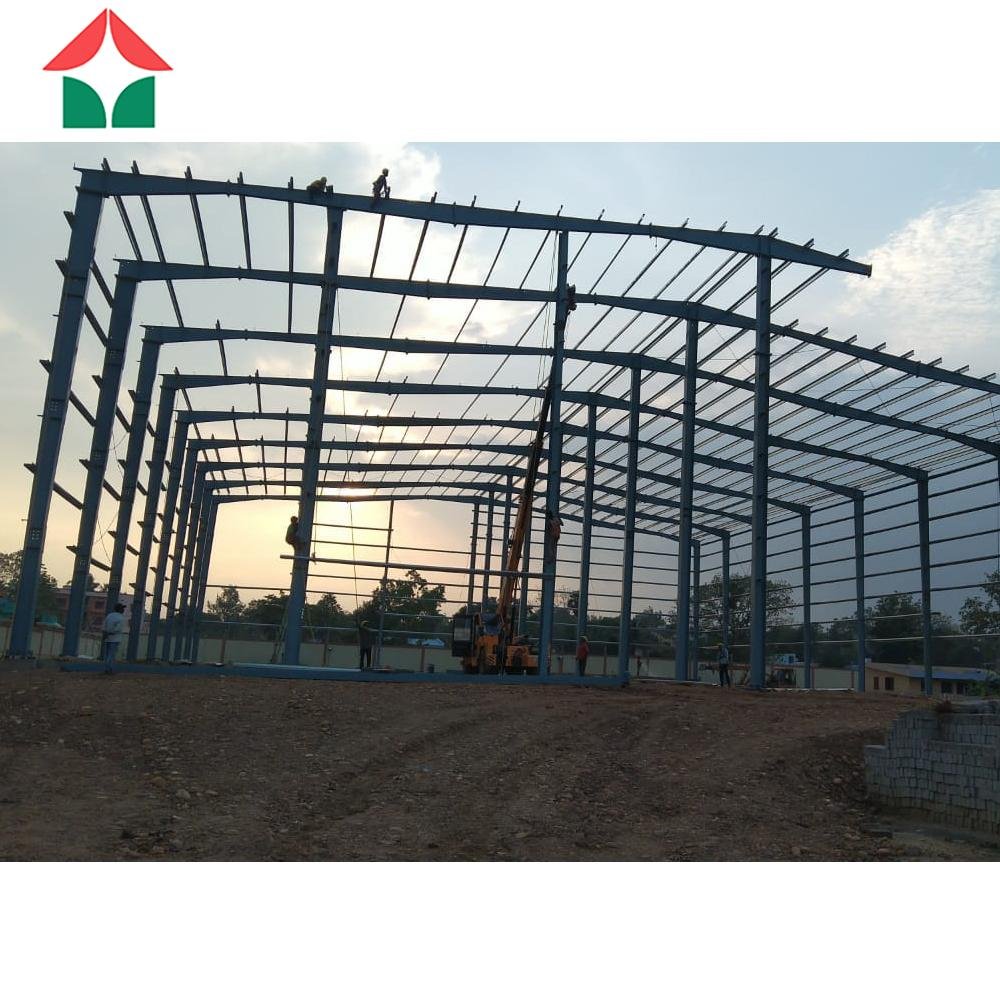 wide span light steel structure shed warehouse/steel prefabricated selling steel 4