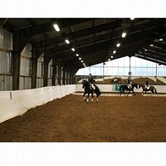 light steel structure frame prefabricated indoor horse riding arena barn shed