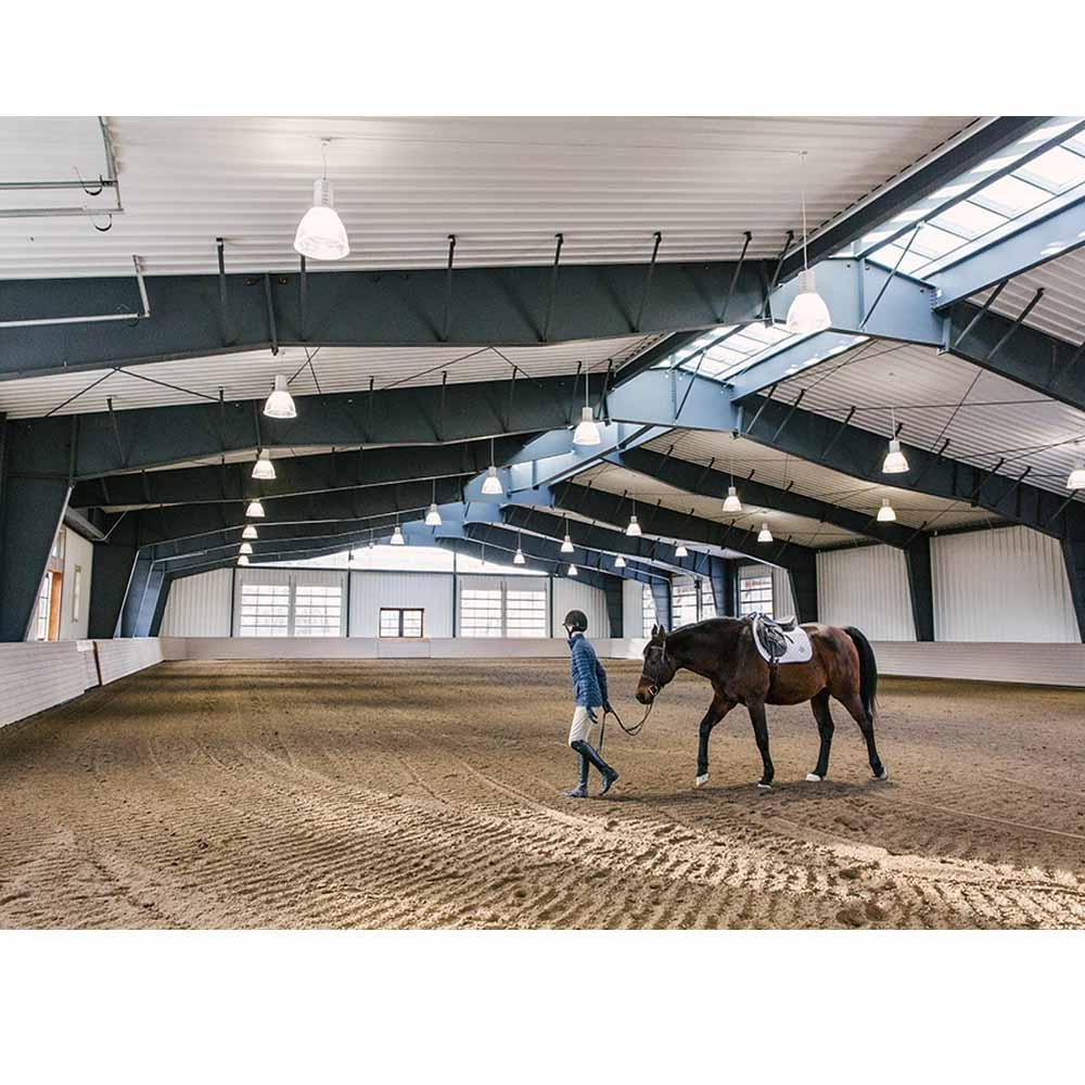light steel structure frame prefabricated indoor horse riding arena barn shed 4