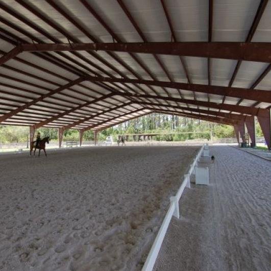 light steel structure frame prefabricated indoor horse riding arena barn shed 5