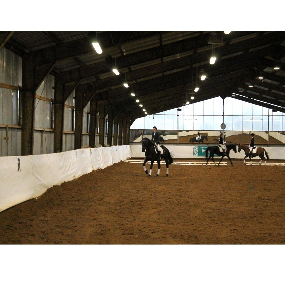pre-engineered steel indoor horse arena in prefab warehouse horse shelter