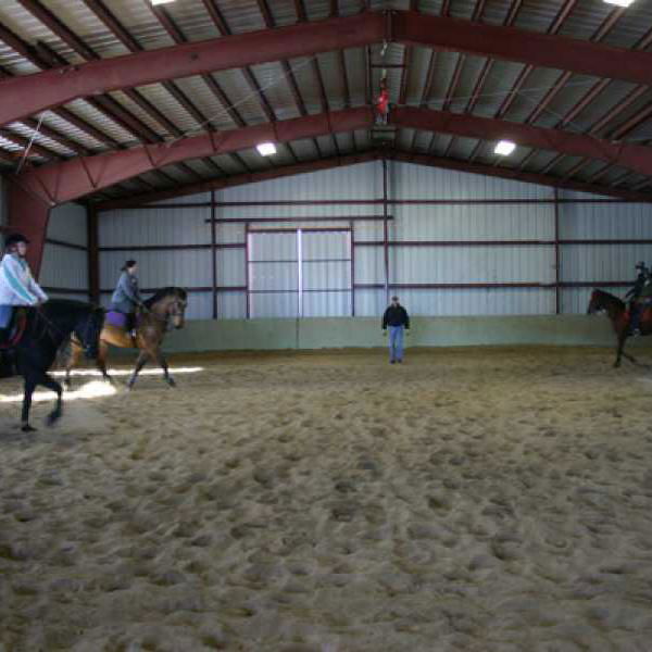 pre-engineered steel indoor horse arena in prefab warehouse horse shelter 4