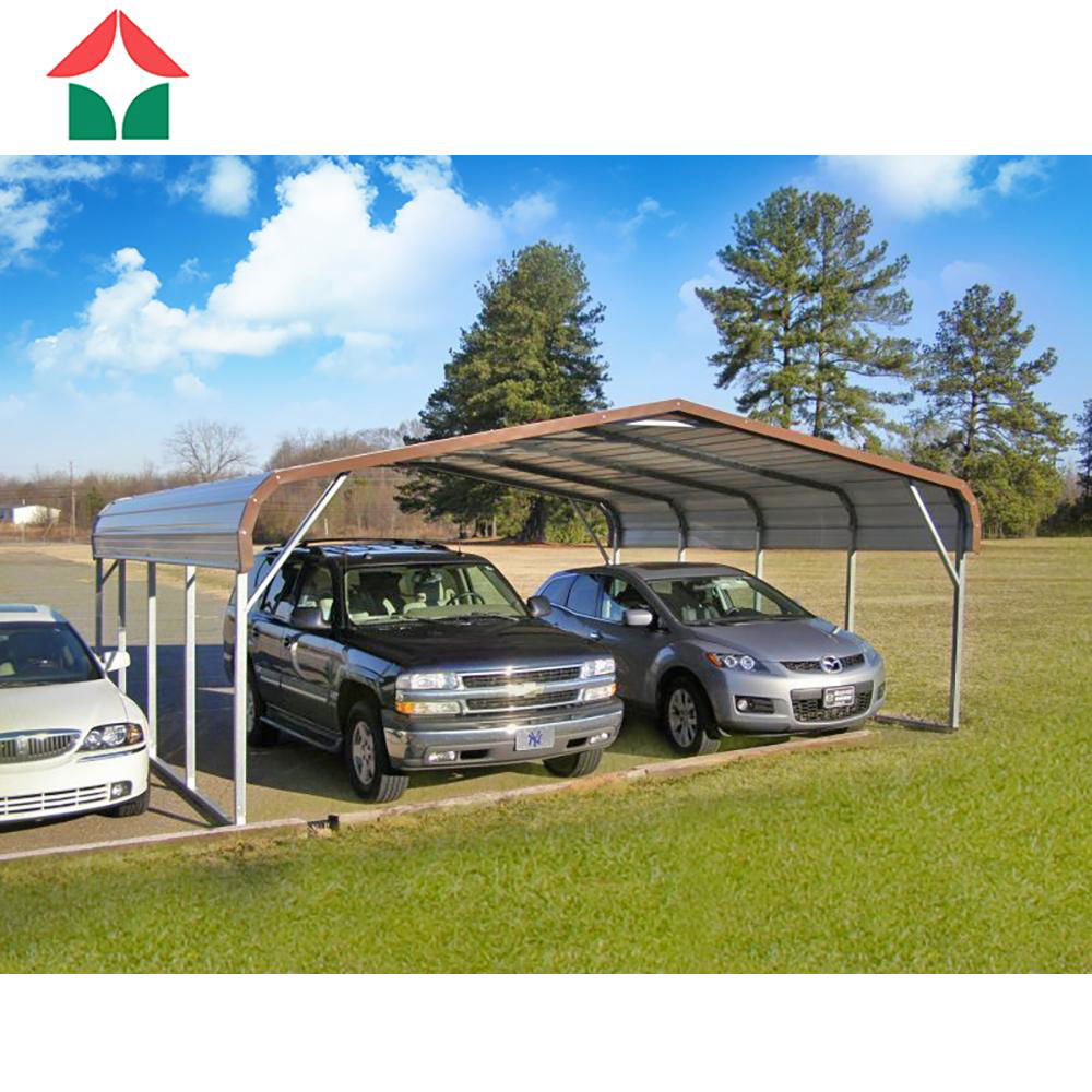 Regular Roof Style High Snow Load Galvanized Wind Resistant Carport 2