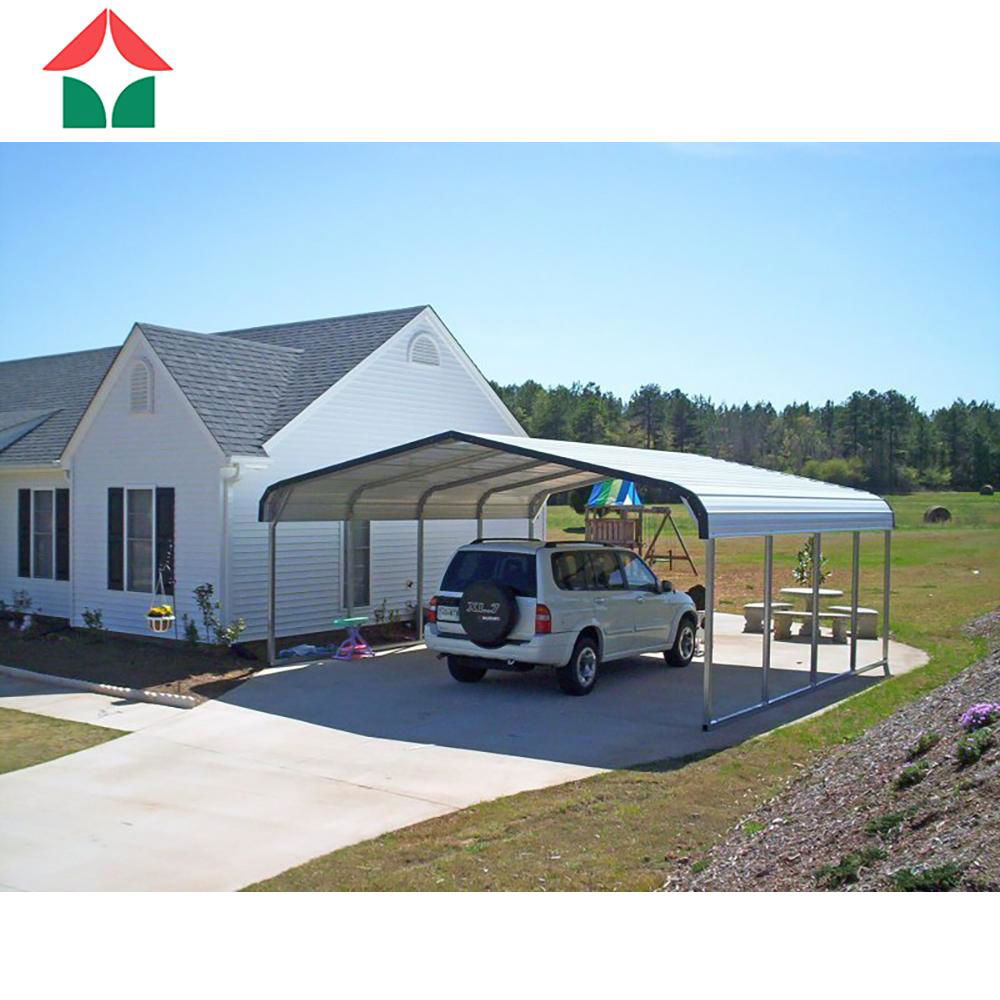 Regular Roof Style High Snow Load Galvanized Wind Resistant Carport 5