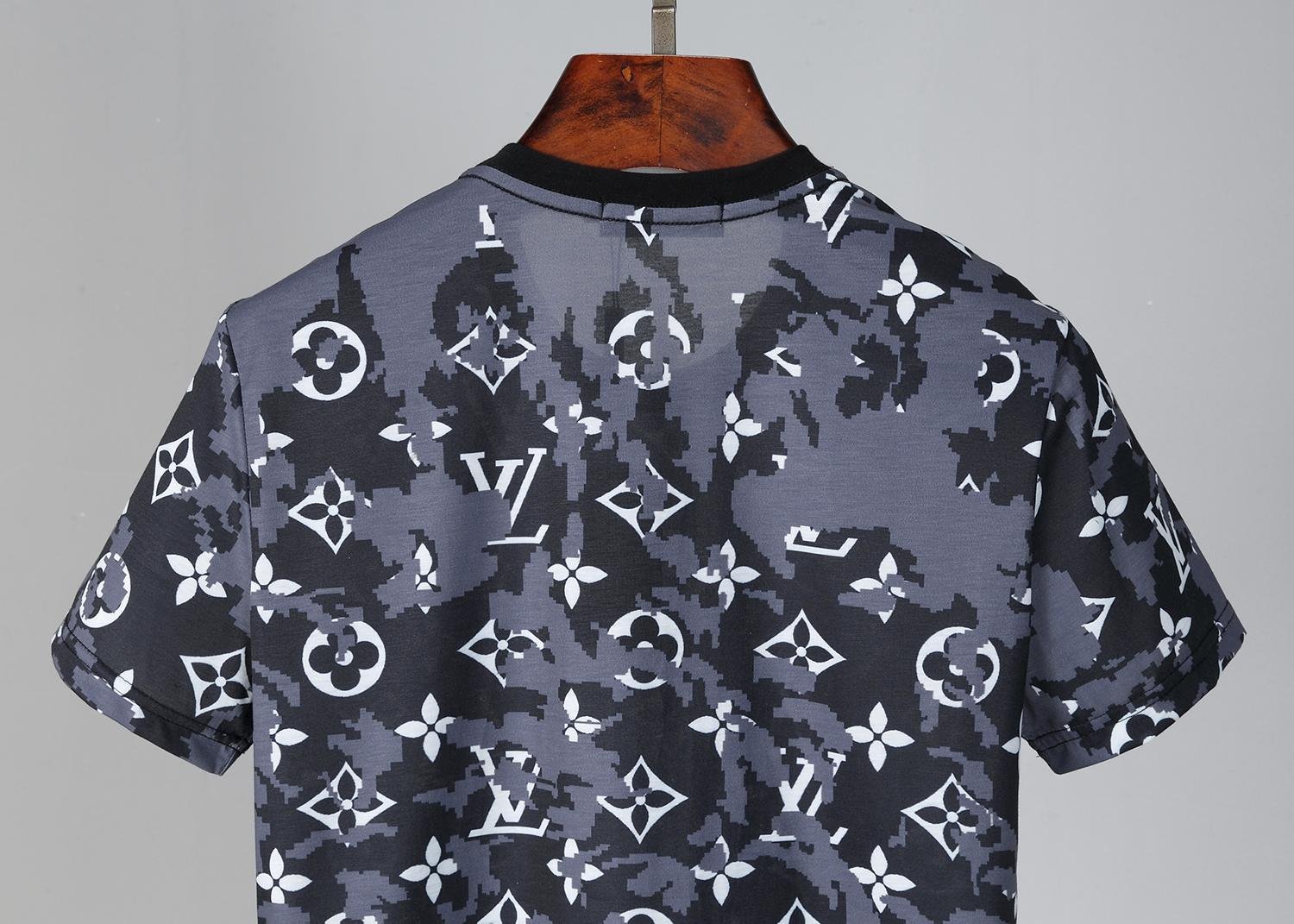 "Original LV" print oversize T-shirt,    -shirt,newest brand     -shirt    3