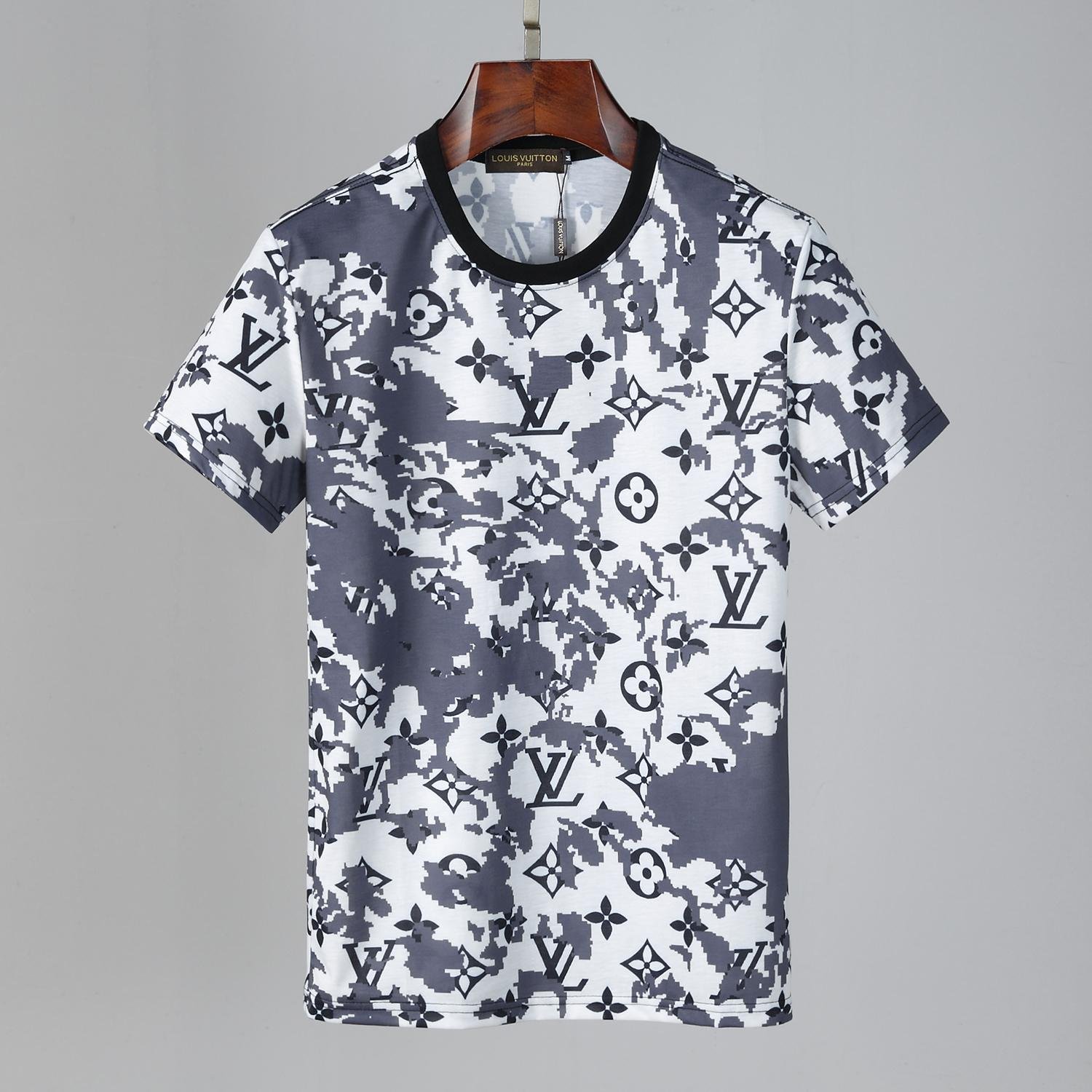 "Original LV" print oversize T-shirt,    -shirt,newest brand     -shirt   