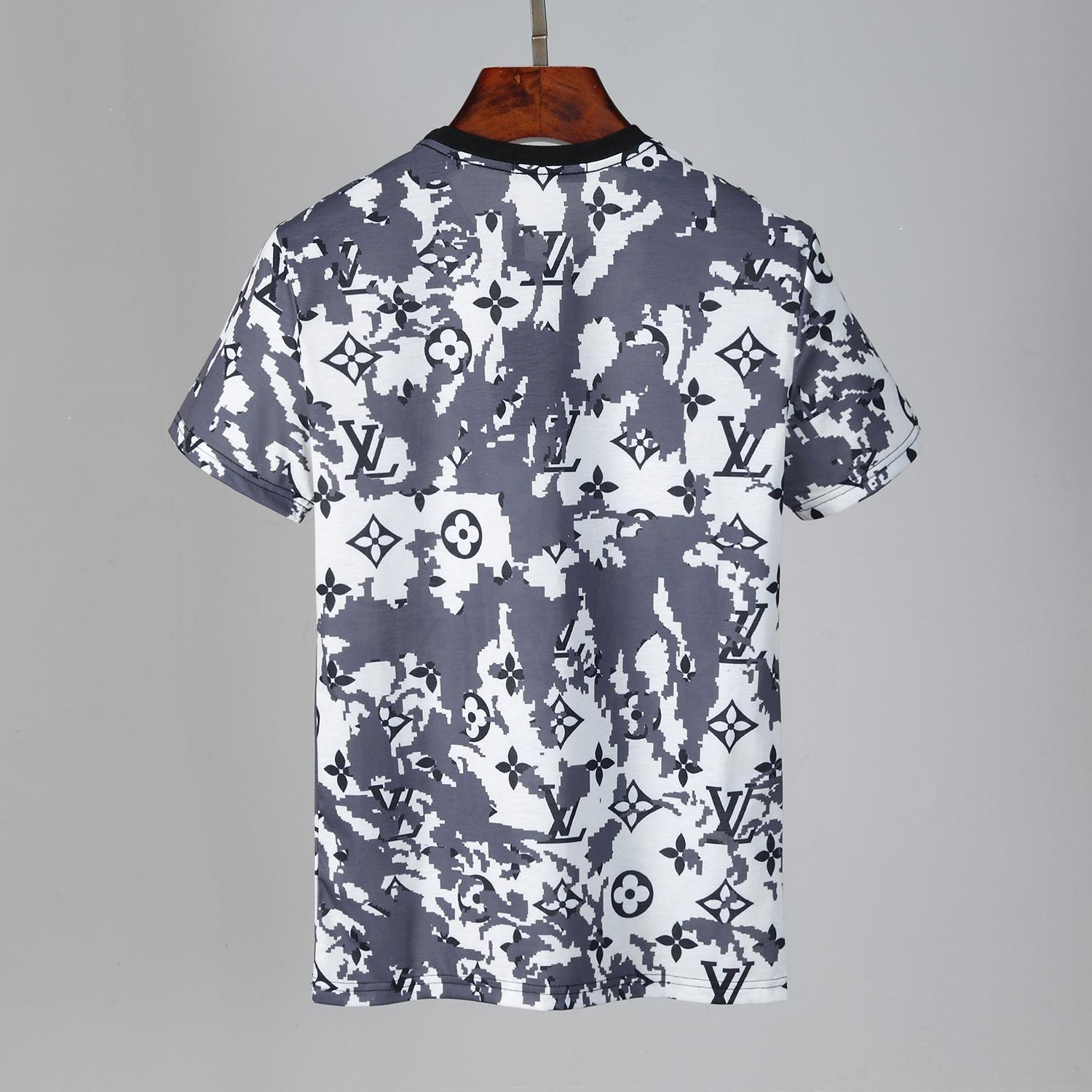 "Original LV" print oversize T-shirt,    -shirt,newest brand     -shirt    2