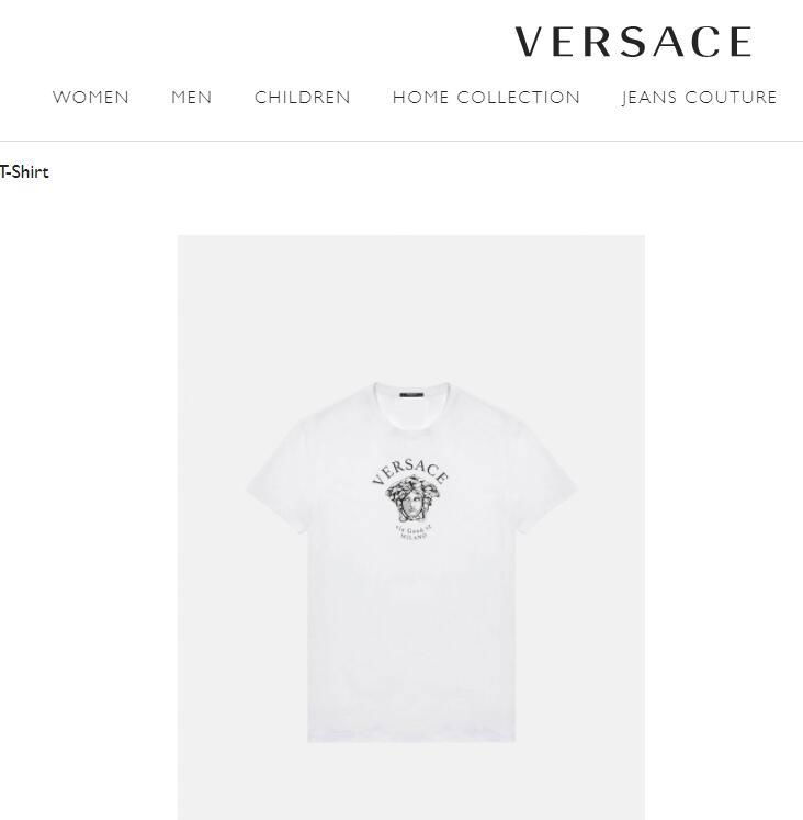 white color         MEDUSA T-SHIRT,1:1 quality         T-shirt,official          2