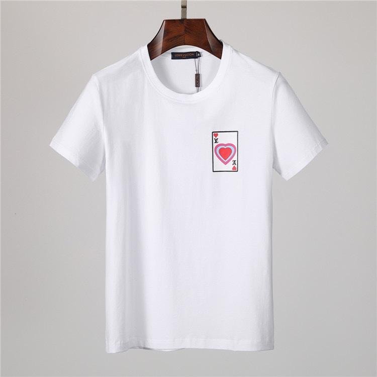 Supply     lack T-shirt     hite T-shirt %100 cotton     -shirt top quality LV 4