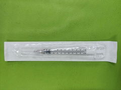 1ml disposable sterile syringe luer lock or luer slip