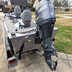 Used Yamaha 50 HP 4-Stroke Outboard Motor Engine