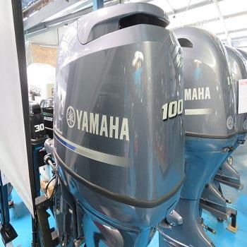 Used Yamaha 100 HP 4-Stroke Outboard Motor Engine   
