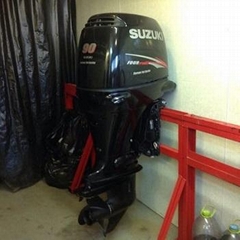 Used Suzuki 90 HP 4-Stroke Outboard Motor Engine