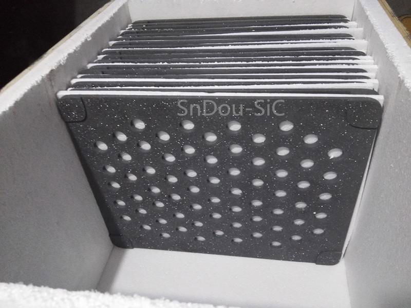 RSiC Batts Plates with recrystallized silicon carbide ceramics (SiC kiln shelf) 2