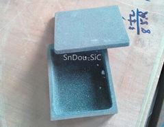 RSiC Crucible by recrystallized silicon carbide ceramic SiC sagger box crucibles