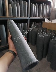 RSiC Gas Burners Nozzles cone (flame tubes) by china recrystallized sic