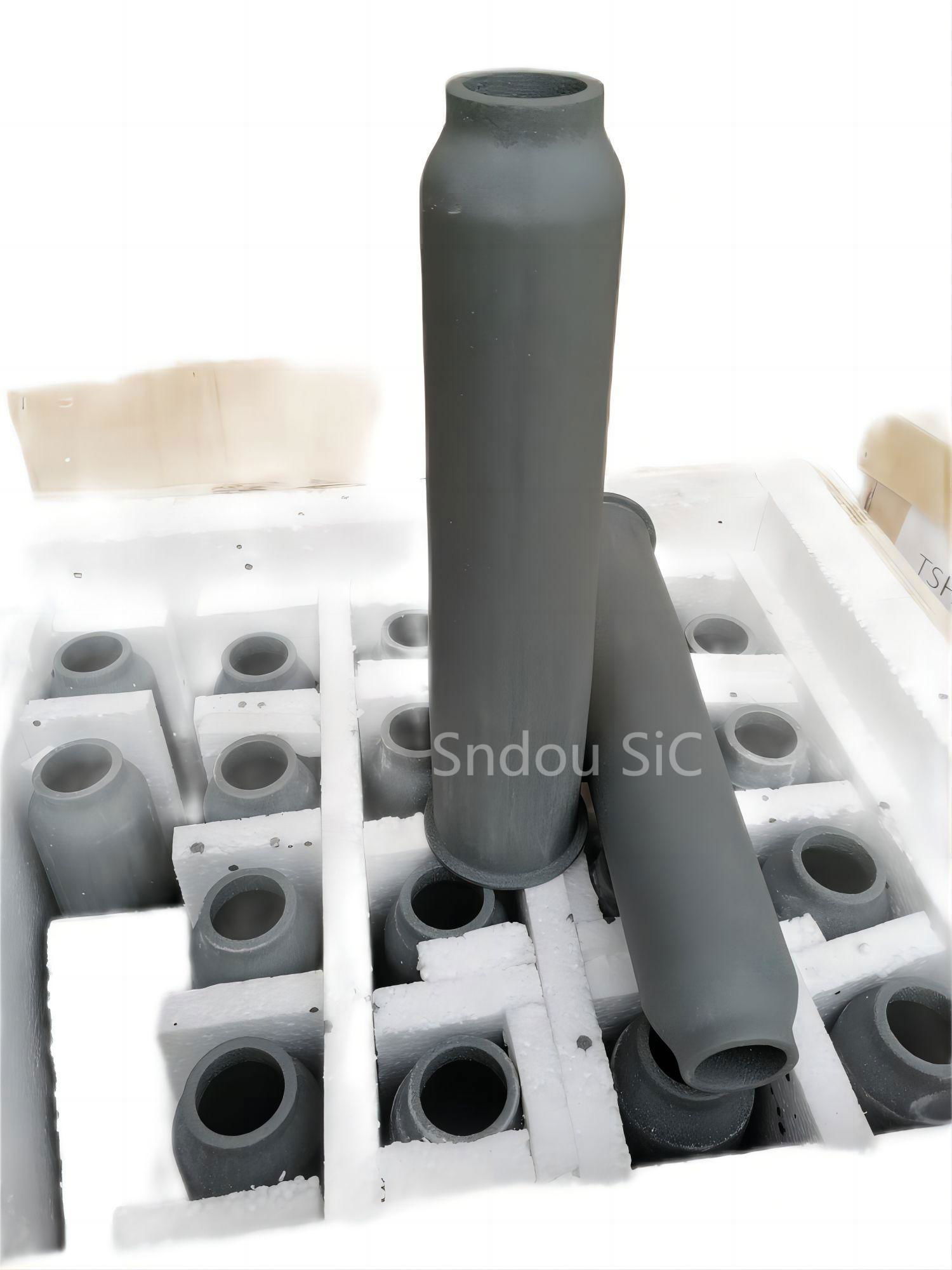 RSiC Burner Tubes by 1700C recrystallized SiC Ceramic 2