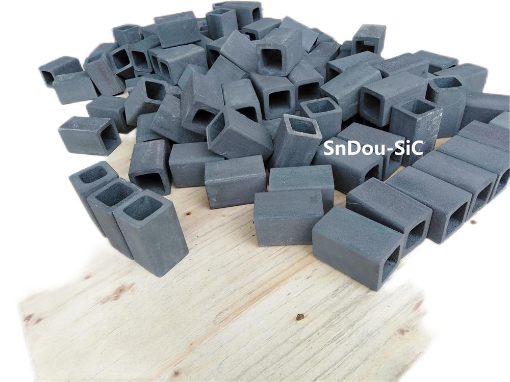 RSiC Support Props, ReSiC pillars Post, recrystallized sic square tubes 1