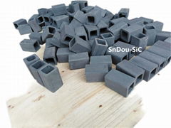 RSiC Support Props, ReSiC pillars, recrystallized sic square tubes
