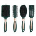 Curly hair comb with inner buckle,