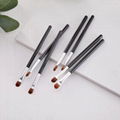 New makeup brush Single eye shadow brush Portable double head eye shadow beauty  1