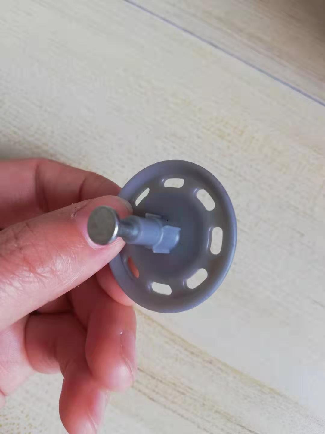 Dia36mm washer with customized steel nails 