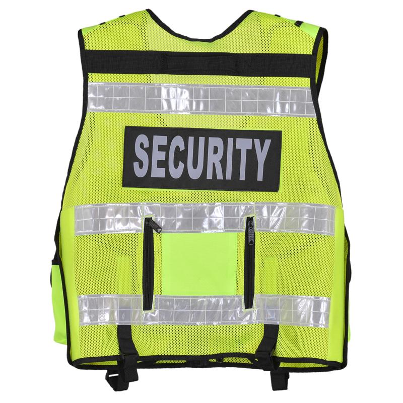 Hi Viz Tactical Vest Security Reflective Safety Vest With for Enforcement  2